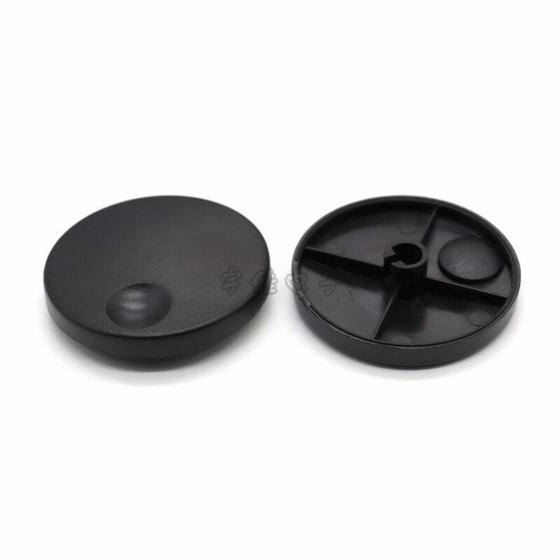 10 Piece 42 * 6mm 35 * 4mm black plastic turntable knob half handle D-shaped inner hole 6mm potentiometer switch adjustment knob