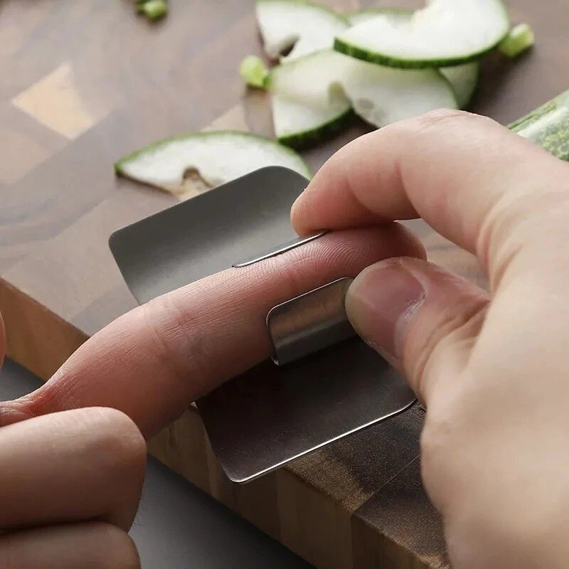 Finger Guard Finger Protectors Stainless Steel Finger Hand Cut Protect Knife Safe Use Kitchen Products Gadgets Tools