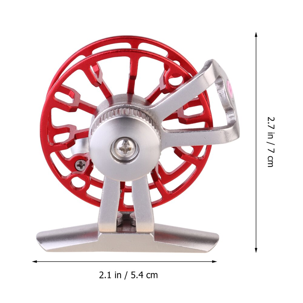 1 Pc Metal Fishing Reel Fly Fishing Reel Fishing Wheel Front Wheel Fishing Raft Wheel Fishing Gear for Fishing (Right Hand Silve