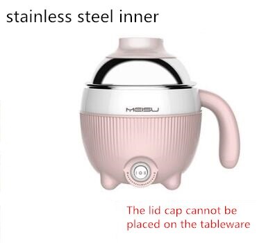 220V Multifunction Electric Cooking Pot Household Mini Cooking Machine Non-stick /Stainless Steel Inner Available Multi Cooker: set 5