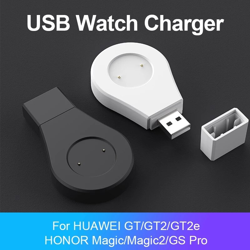 Chargeur Magnétique Montre Rapide - Compatible Huawei GT, Honor Magic - Blanc - Sans Fil