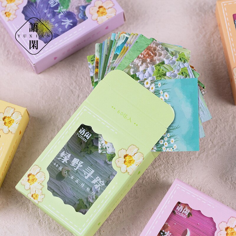 60pcs/lot Kawaii Stationery Stickers RainbowPlanner Decorative Mobile Stickers Scrapbooking DIY Craft stickers