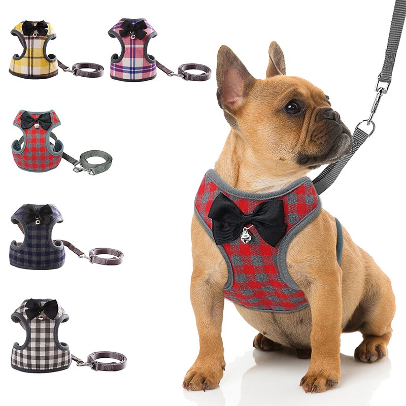Kleiner Hund Gurt und Leine Set Pet Katze Weste Harness Mit Bowknot Mesh Gepolsterte Für Kleine Welpen Hunde Liefert 1PC