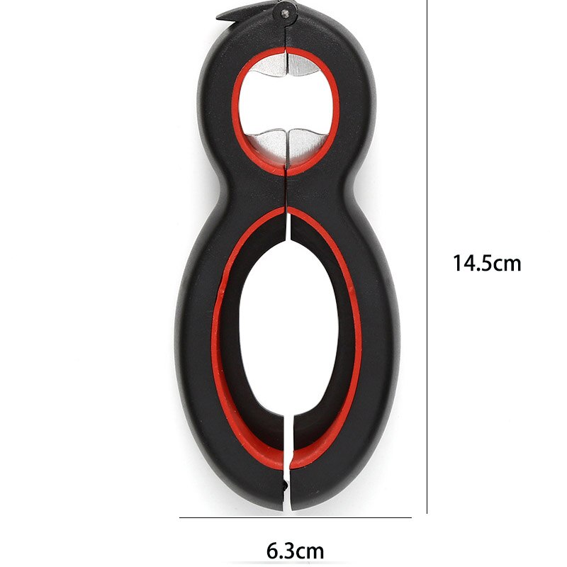 6 in 1 Multifunctionele Flesopener Alle in Een Jar... - Vicedeal