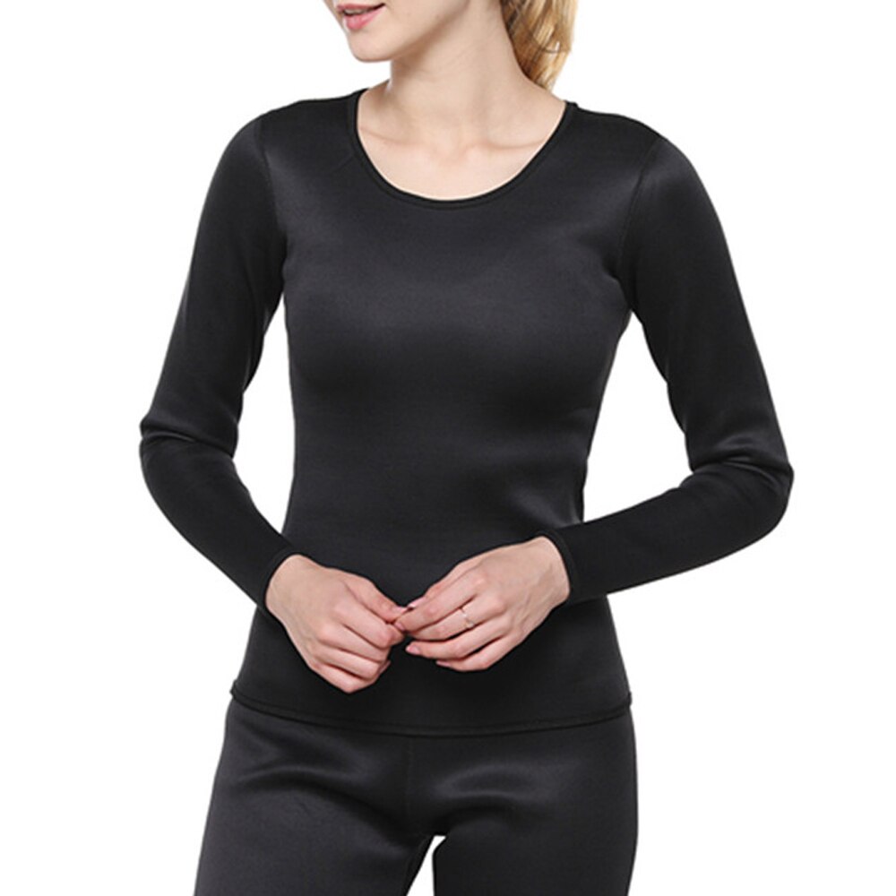 Women Neoprene Long Sleeve T shirt Slimming Vest Body Shaper Control Top