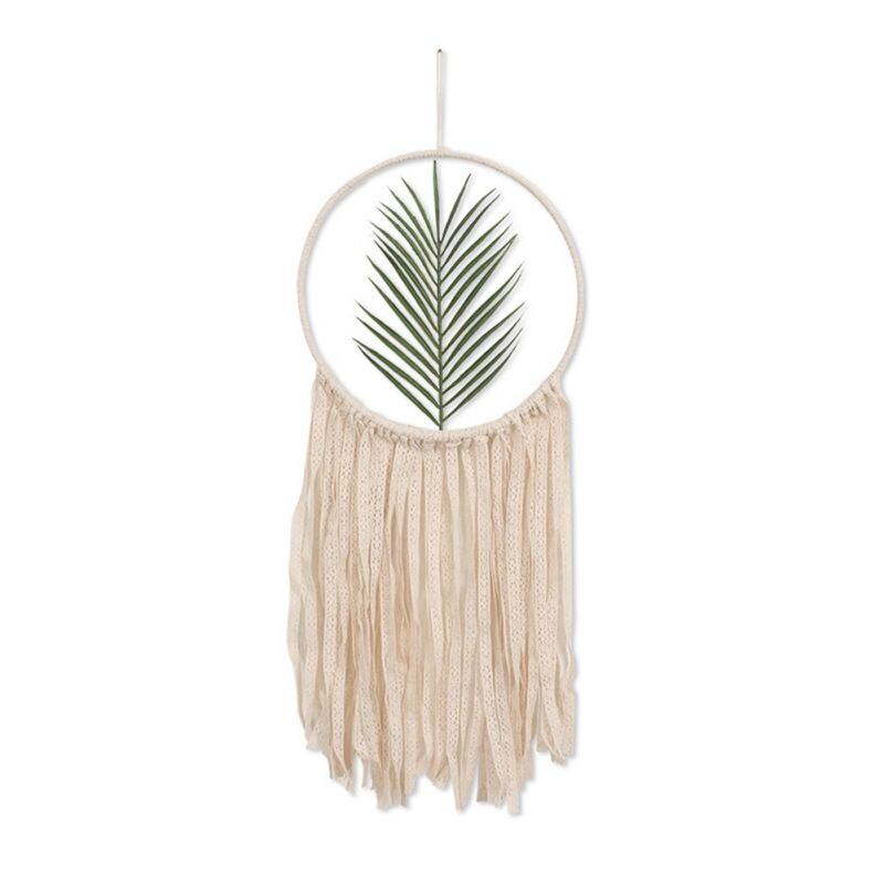 Handgemaakte Geweven Macrame Tapestry Dream Catcher Boho Kamer Decoratie Macrame Muur Opknoping Ornamenten Voor Kinderkamer Nursery: C  30X71CM