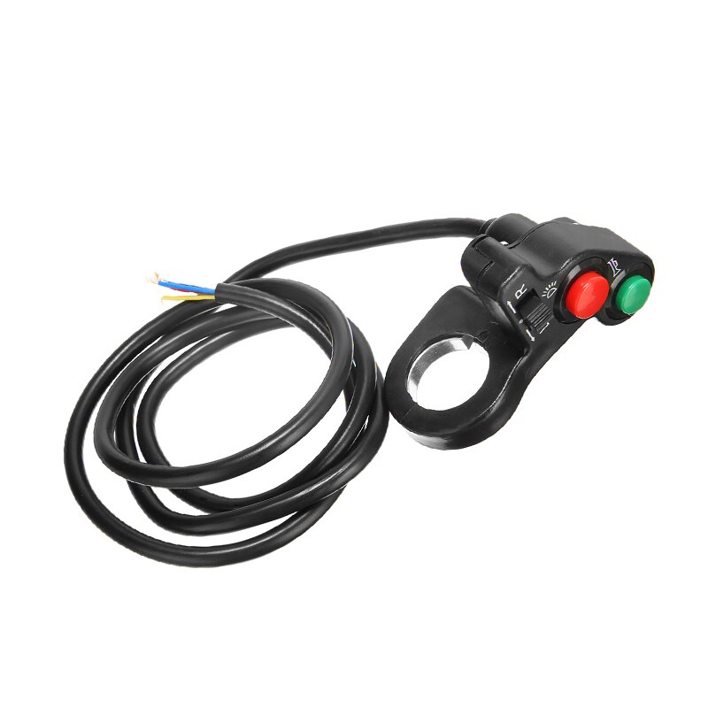 Altavoz tándem eléctrico Dirtbike 3 en 1 interruptor de la motocicleta interruptor de arranque de la luz de la bocina de empuje