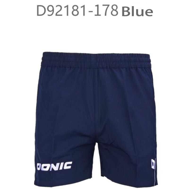 Donic table tennis shorts for table tennis racket ping pong game 92181 man and woman shorts: D92818-178 blue / 3XL