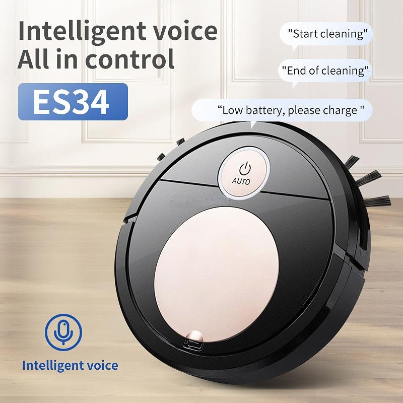 Robot Vacuum Cleaner Home Intelligent Sweeping Robot Voice Remote Control APP Automatically Touch 3-In-1 Smart Home Vacuum Clean