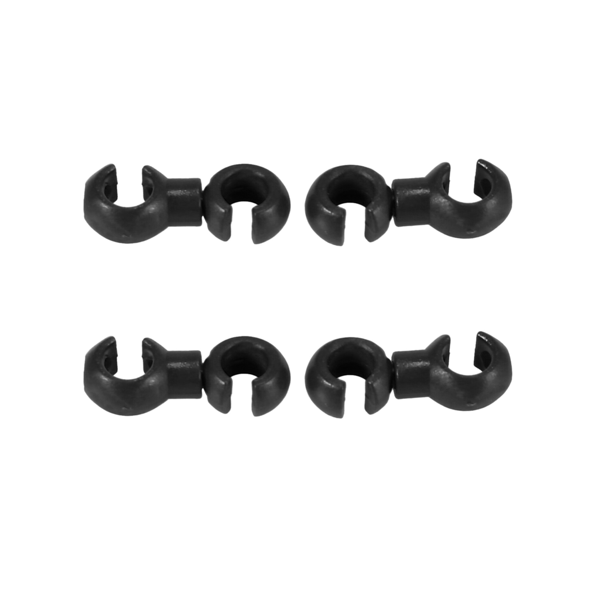 X Autohaux 10/20pcs Bike Brake Cable Clip Clamp Buckle Hose Hook Guide S Style Plastic For Mountain Bike Road Bicycle