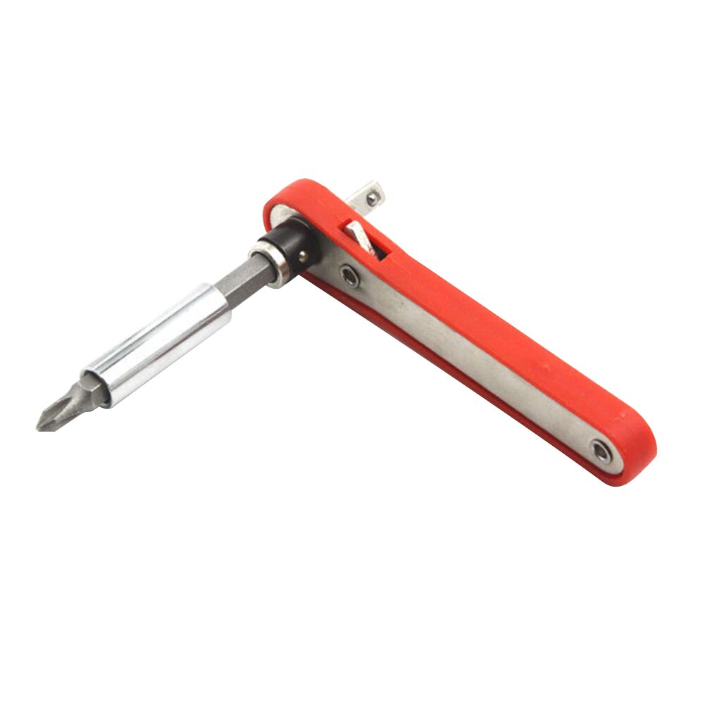 Mini Rapid Ratchet Wrench 1/4 Screwdriver Hexagon Two Way Socket Spanner