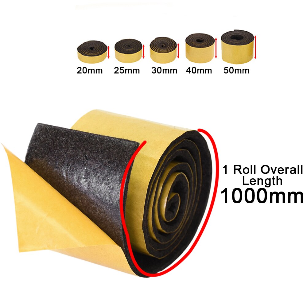 100cm Self-Adhesive Felt Furniture Leg Pad Floor Protector Wear-resisting Table Chair Leg Sticky Back Bumper Mat