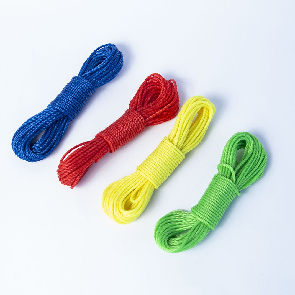 Waslijn touw - dik sterk - plastic PVC hoes tuin outdoor kledinglijn 10m -30m HTUK® (20m waslijntouw