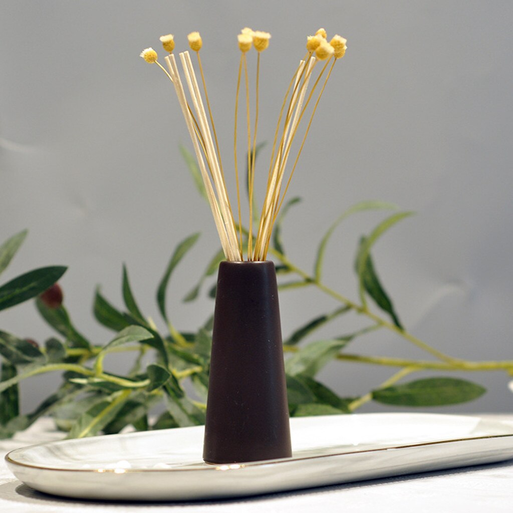 Riet Olie Diffusers met Natuurlijke Stokken Glazen Fles en Geparfumeerde Olie 30 ML Goedkope Fles DIY Glazen Fles Mini Containers: D