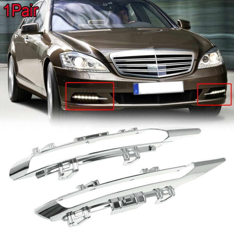 Mistlamp Trim Set Dagrijlicht Front Trim Voor Mercedes Benz W221 S550 S600 S65 2218852723 2218852823