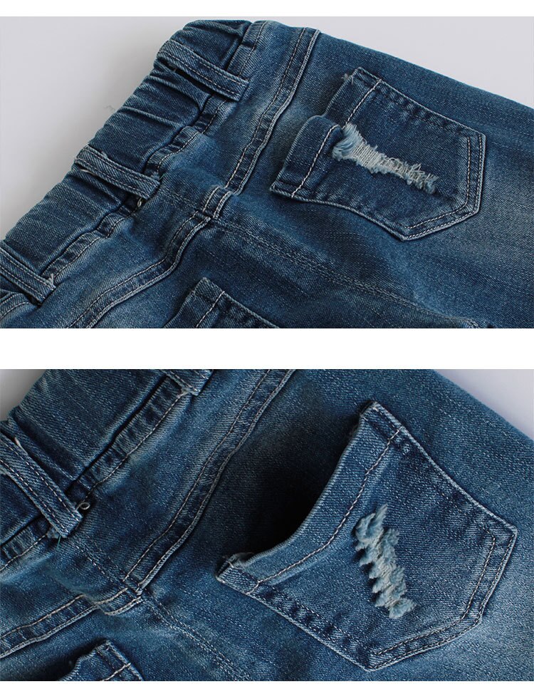 1-5T Pantaloni Del Bambino Delle Ragazze Dei Ragazzi Dei Jeans Autunno della Molla Elastico Del Denim Dei pantaloni Dei Bambini Dei Vestiti Del Bambino Abbigliamento Bambino Dei Jeans pantaloni