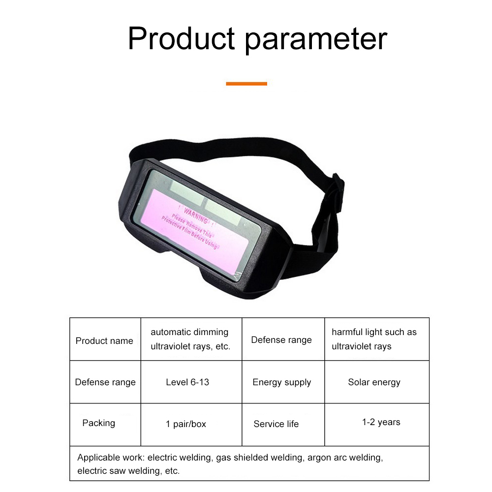 Auto Darkening Welding Helmet Durable Automatic Light Change Welding Goggles Glasses Mask Welding Protective Tools