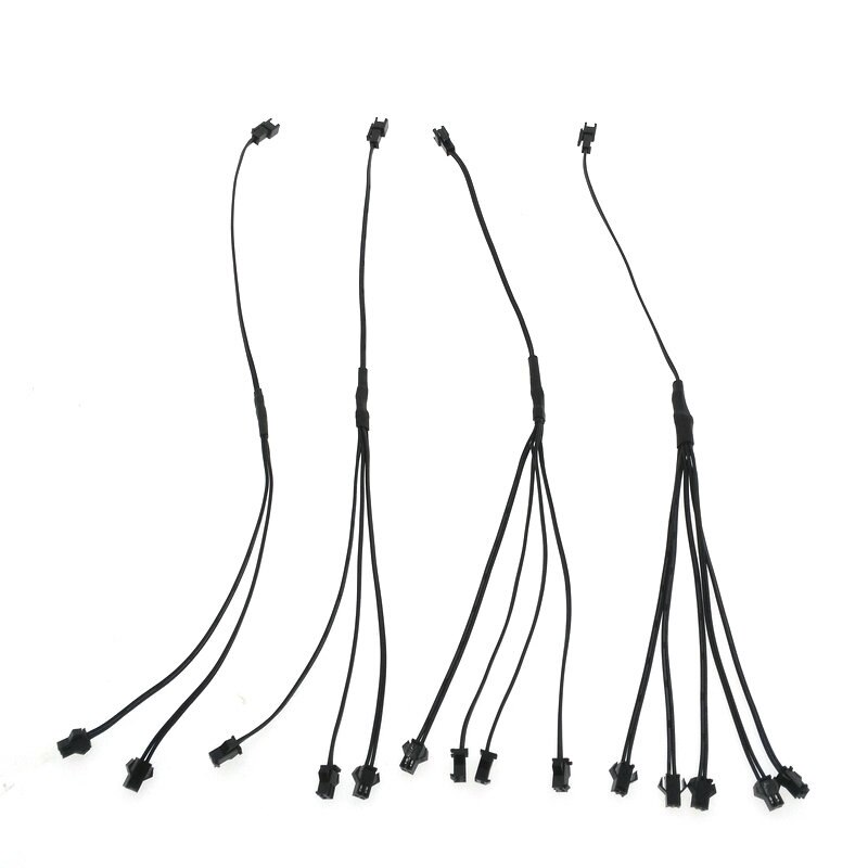 5/4/3/2 in 1 Splitter Kabel Voor EL Draad Neon Licht LED Touw Strip Licht Conected Met Inverter