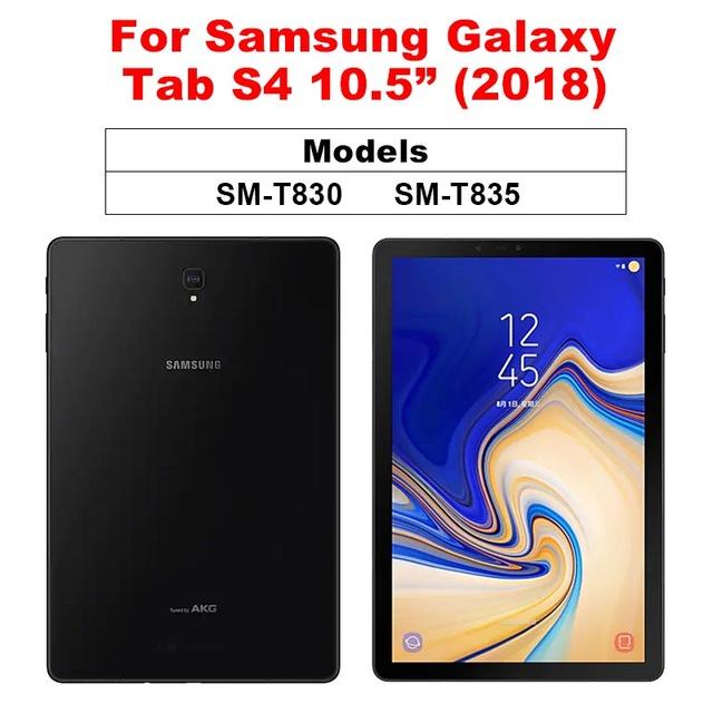 Vidrio templado para Samsung Galaxy Tab A 8,4 A 10,1 , borde curvo, Protector de pantalla para Galaxy Tab S2 S4 S5e S6 lite 10,4: Tab S4 T830 T835