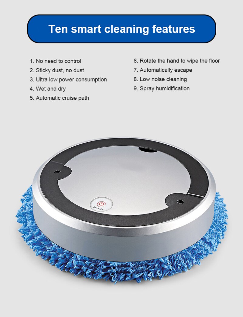 Smart Auto UV Disinfection Sweeping Robot Vacuum Cleaner Floor Suction Sweeper Mop robot sweeper dragging robot