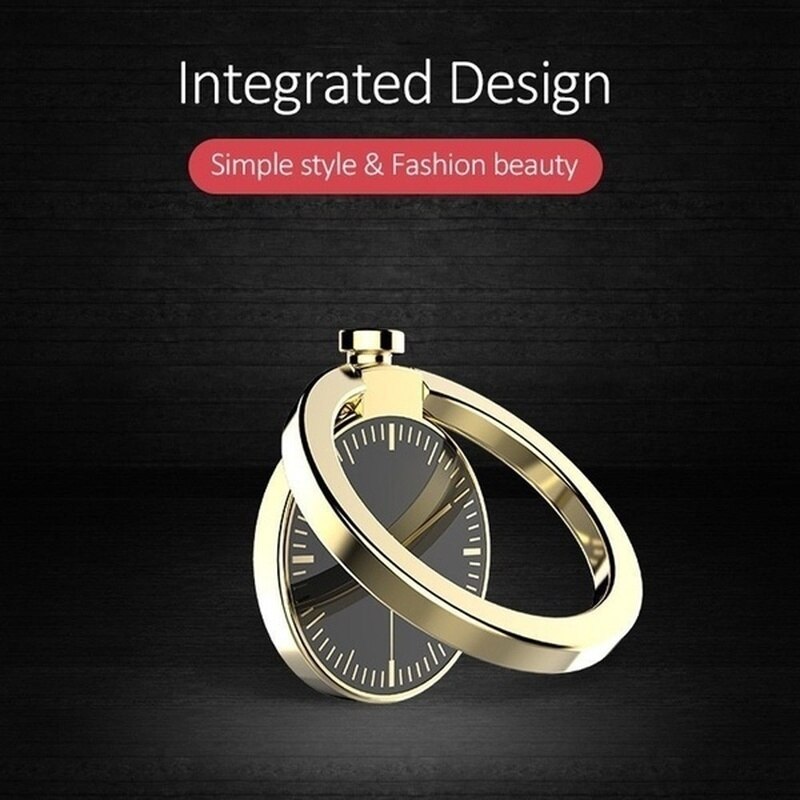 Soporte de anillo de Metal giratorio de 360 grados para teléfono móvil, soporte de agarre de Anti caída para dedo, anillo para teléfono móvil, funda