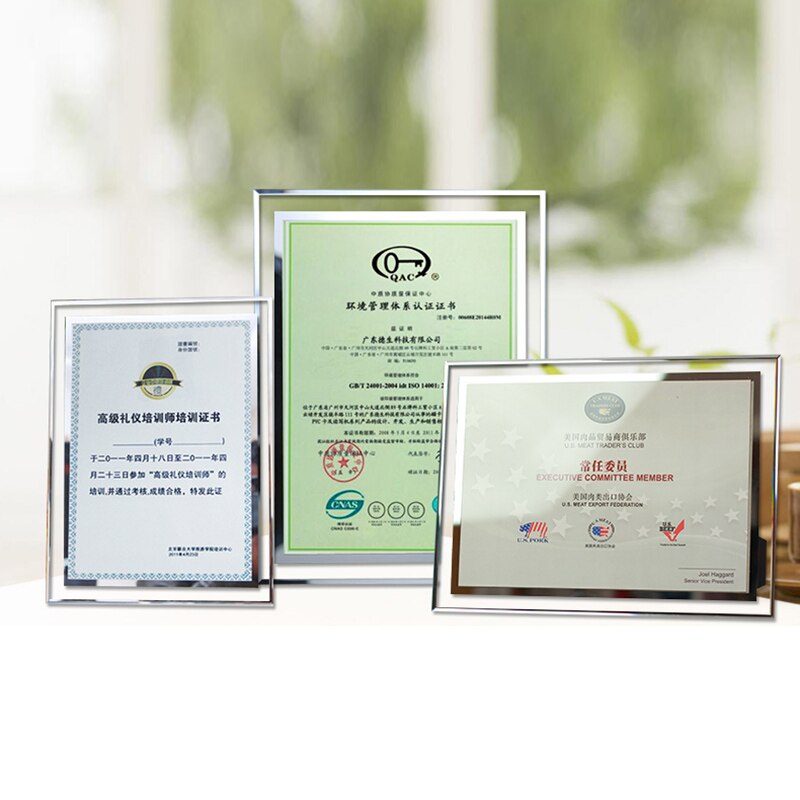 Di alta Qualità di Cristallo di Vetro foto portafoto 5 6 7 8 10 Pollici Croce e di Visualizzazione Verticale Complementi Arredo Casa Cornici S $