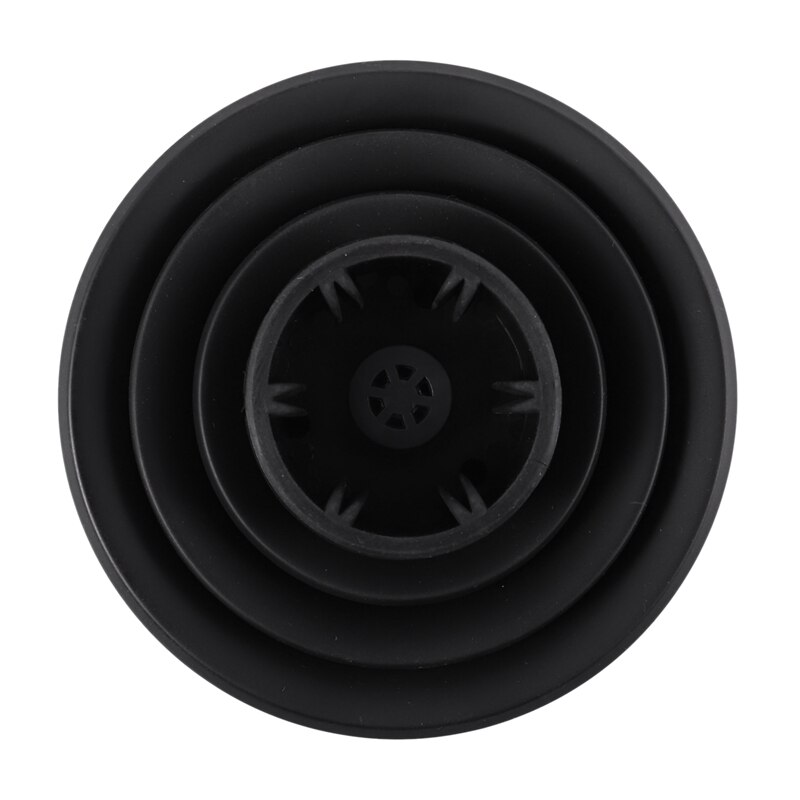 Mode Föhn Diffuser Cover Opvouwbare Föhn Kap Blower Kapsalon Curly Styling Haarverzorging-Zwart