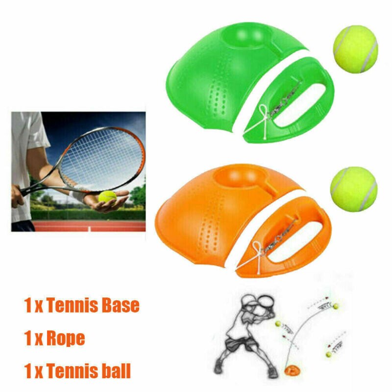 Profi Einzel Tennis Trainer Ausbildung Werkzeug Praxis Rebound Bälle Zurück Basis Ball UK