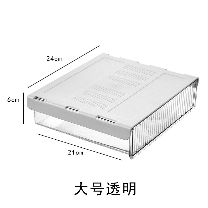 Caja de almacenamiento para debajo del escritorio, cajón Invisible, tipo pasta inferior, acabado, , para dormitorio: D
