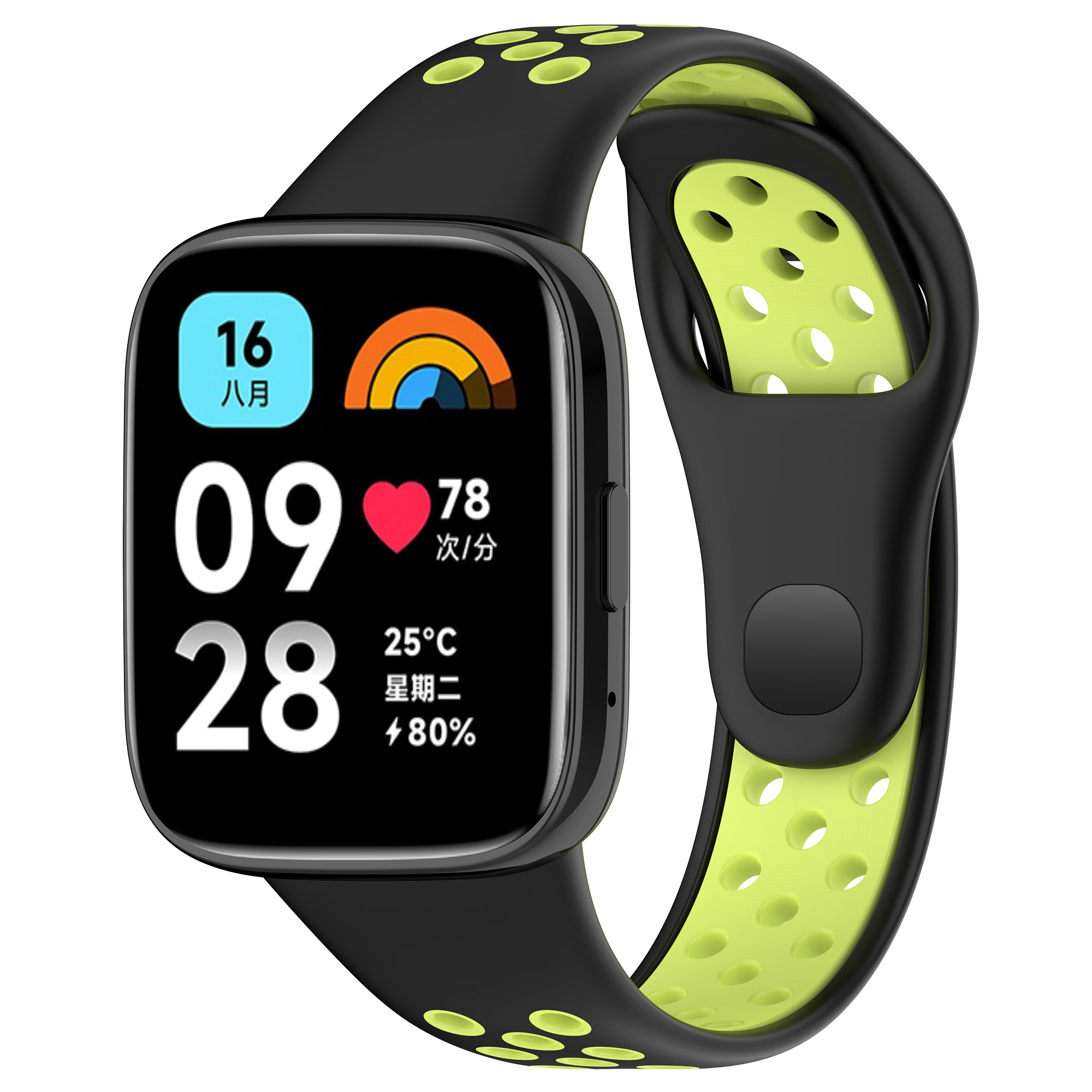 Pulseira de pulso para redmi watch 3 active, pulseira de silicone de alta qualidade, acessórios de substituição, pulseira ajustável