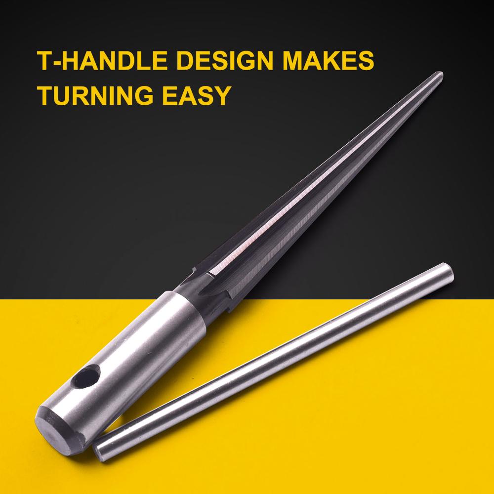 1Pcs 13/16mm Shank Tapered Straight Flute Tapered Reamer Tool 1/8" to 1/2" Taper Included Angle