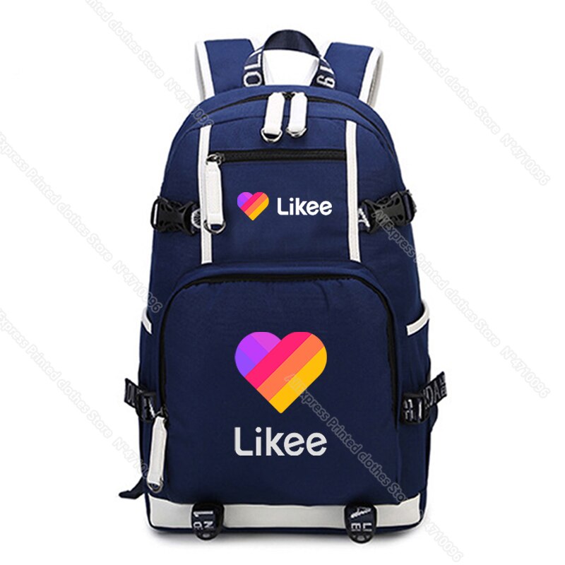 Casual Russia Style Likee Backpack Daily Back to School Mochila LIKEE Teens Boys Girls Rucksack: 10