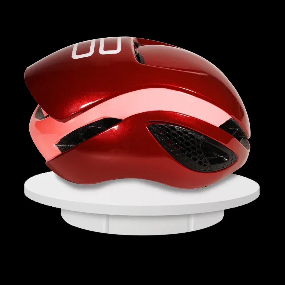 Fahrradhelm Ultraleichter Schutzhelm TT Zeitfahren Reiten Rennen Rennradhelm Fahrradhelm unisex Radfahren draussen Berg Straße: Himmel Blau