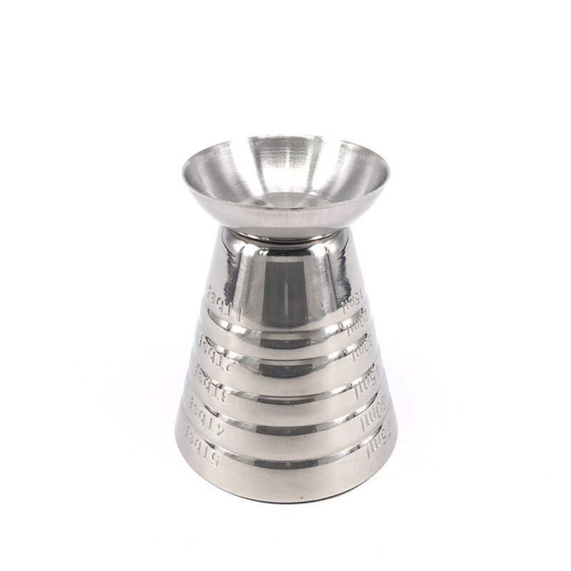 75ml/2.5oz Stainless Steel Measure Cup Stainless Steel Measure Cup Measurement Unit for Bars Making Mixed Drinks
