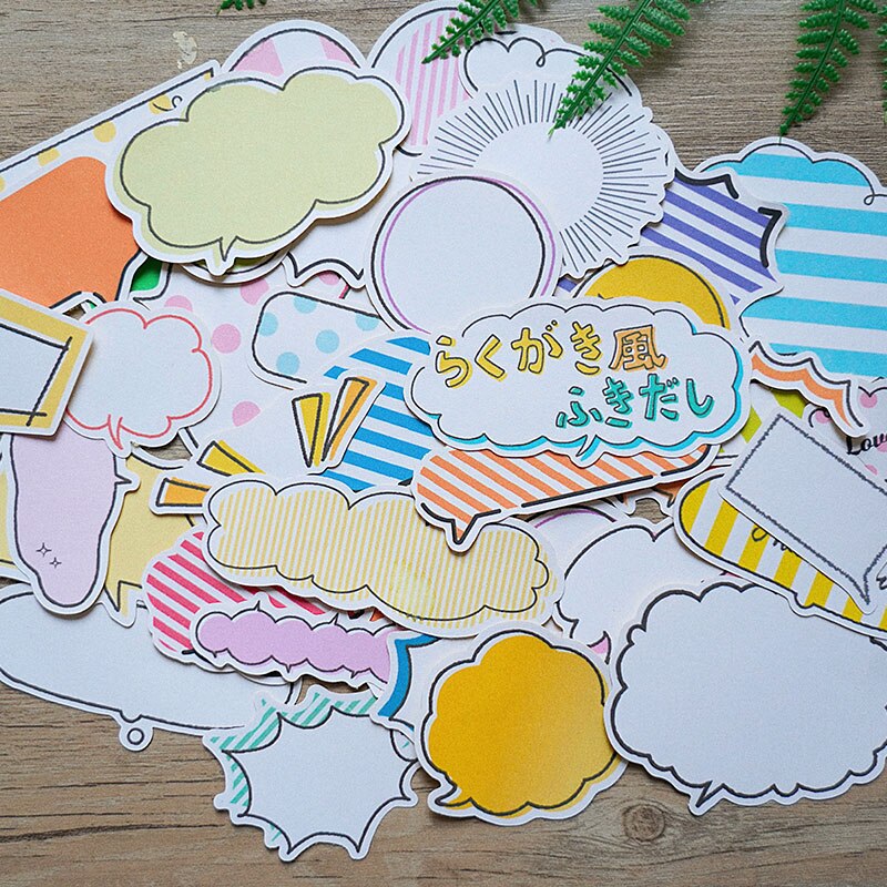 45PCS Speech Bubble Stickers DIY Stationery