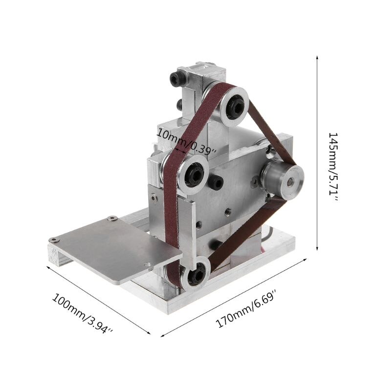 220-240V Multifunctional Mini Electric Belt Sander Electric Grinder DIY Polishing Grinding Machine Cutter Edges Sharpener