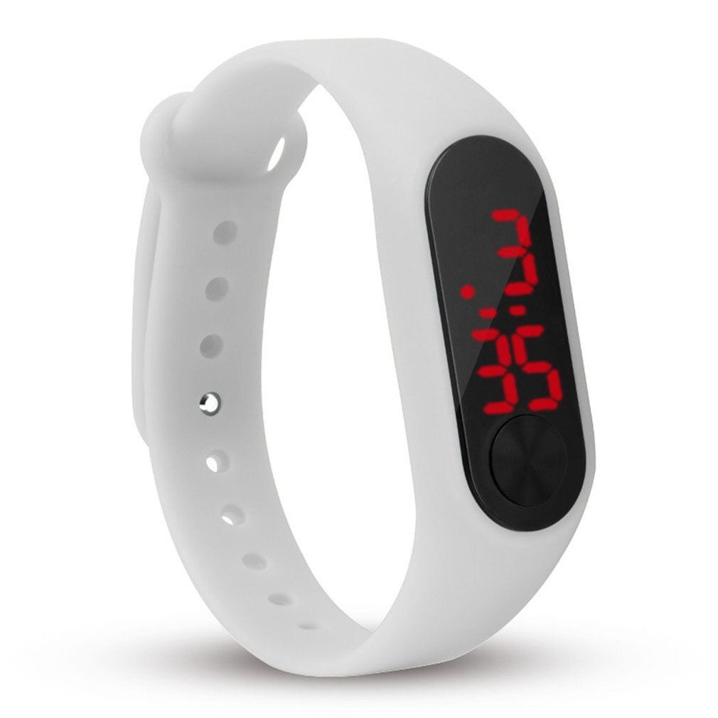Led elektronische digitale armbandhorloges casual sporthorloge snoepkleurige siliconen koppels polshorloge