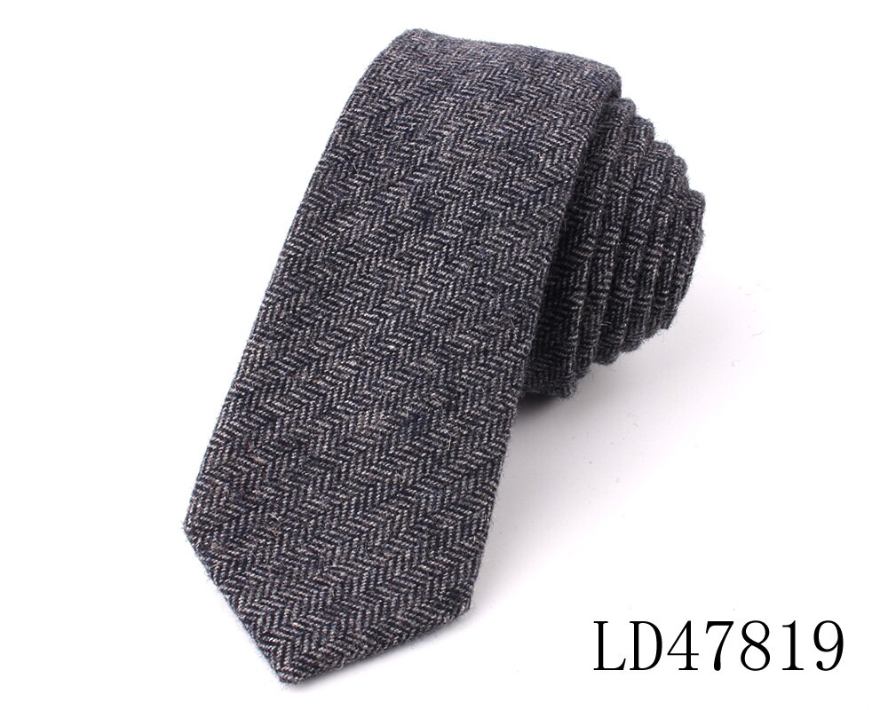 Skinny lana corbatas para los hombres de las mujeres de boda para el novio de lana lazos niño niñas ajustada a cuadros corbata Gravata de boda corbata: LD47819