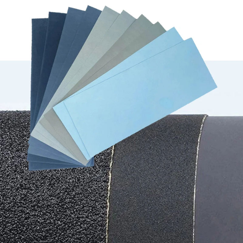 15 unids/set papel de lija 60 100 120 150 180 400 500 600 1000 1200 1500 20000 papel de lija de grano herramientas abrasivas de papel de lija en agua/seca