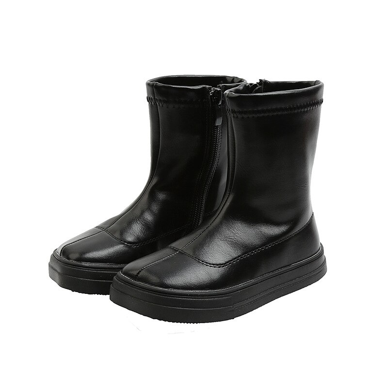 Autunno e in Inverno Le Ragazze casuale Stivali Principessa Scarpe di Cuoio Studente in Pelle Stivali per Bambini per Bambini Scarpe