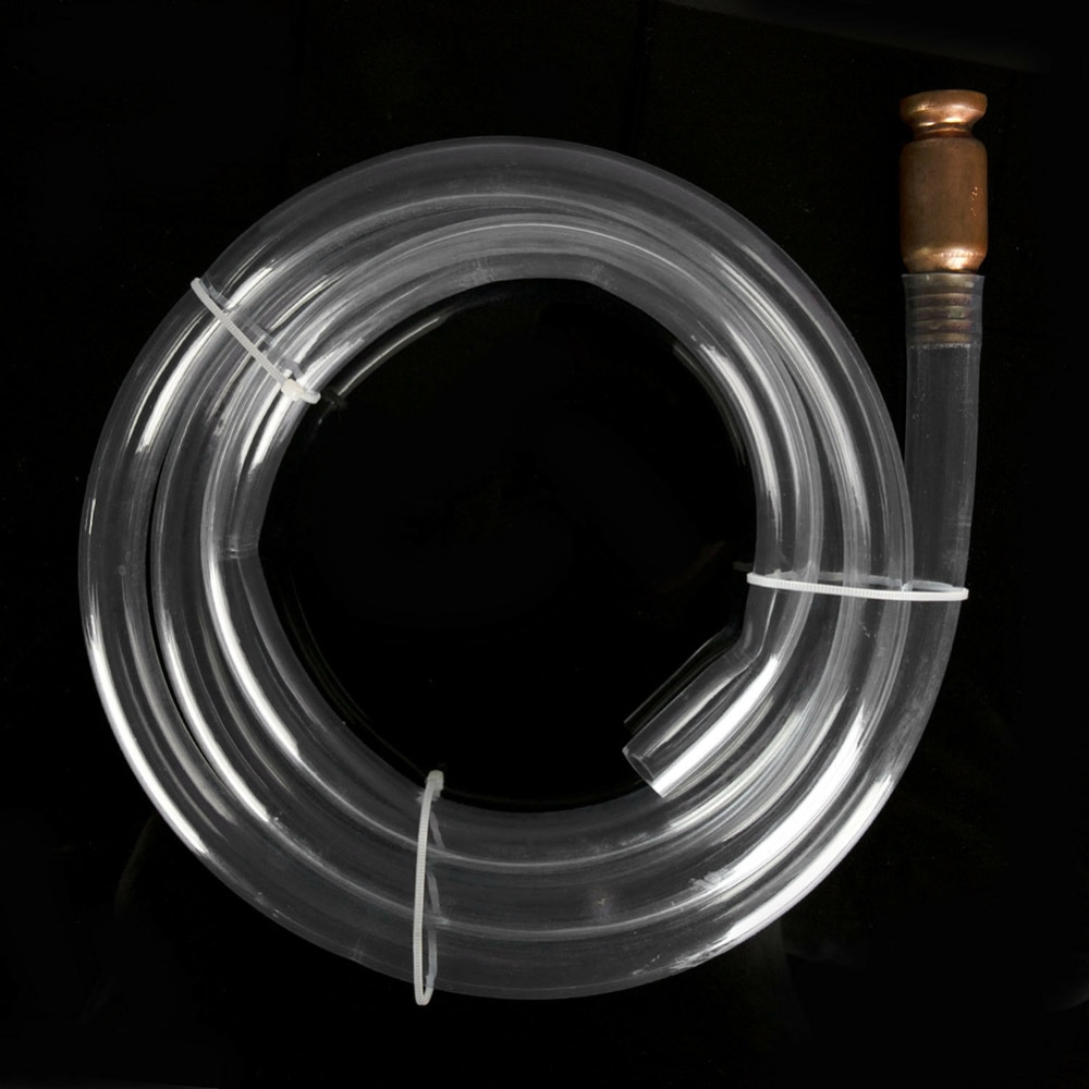 1 st 180mm pvc rör självsugande gas sifonpump bensin bränsle vatten shaker sifon säkerhets självsugande slang rör pumpslang