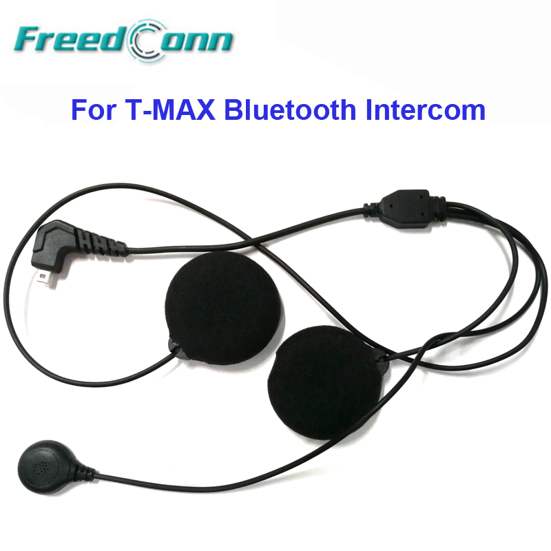 FreedConn T-MAX Soft Wire Microphone & Speaker Cable for Motorcycle Full face and Intergral Helmet Bluetooth Interphone Headset