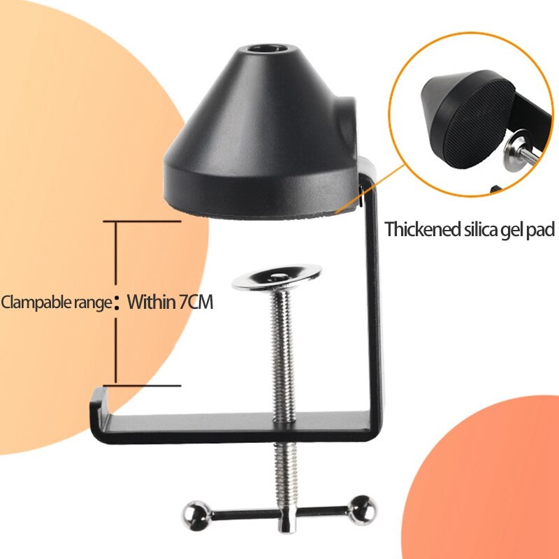 Heavy Duty Microphone Stand Adjustable Suspension Boom Scissor Arm Mount Stand Holder for Voice Recording(Small)