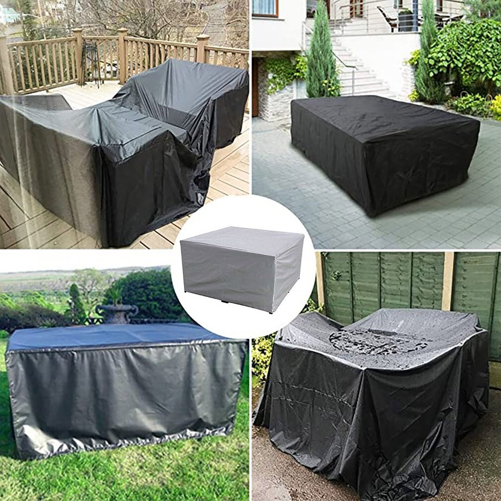 Protective Cover For Garden Furniture Seating Area Tarpaulin Beer Tent Set Cover Dust Cover For Tables And Chairs