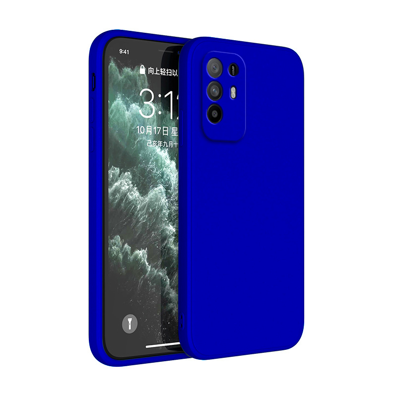 Originele Soft Case voor OPPO A94 A95 5G Coque Camera Bescherming Dunne Vierkante Vloeibare Siliconen Luxe Klassieke Schokbestendige Cover Funda