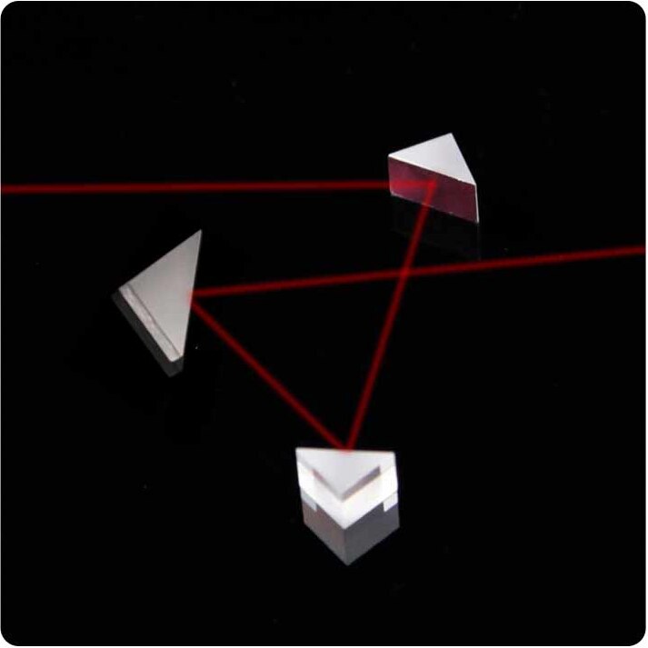 5X5X5mm Coating Right Angle Prism Optical Components Glass for Precision Optical Instruments Total Reflection Prism
