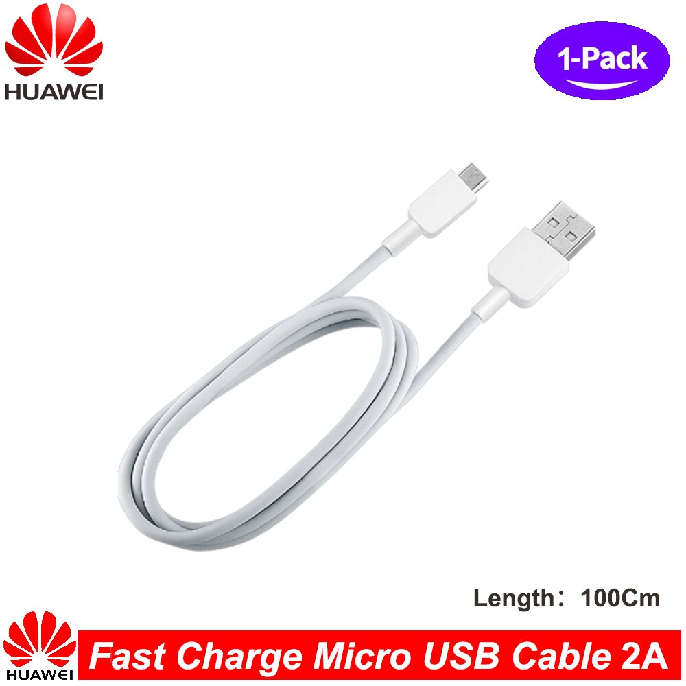 HUAWEI Original schnell aufladen Mikro USB Kabel Unterstützung 2A Reisen aufladen Pro Huawei P7 P8 P9 P10 Lite Kamerad 7 8 10 Lite Honor 8X 8C: eins Mikro USB Kabel