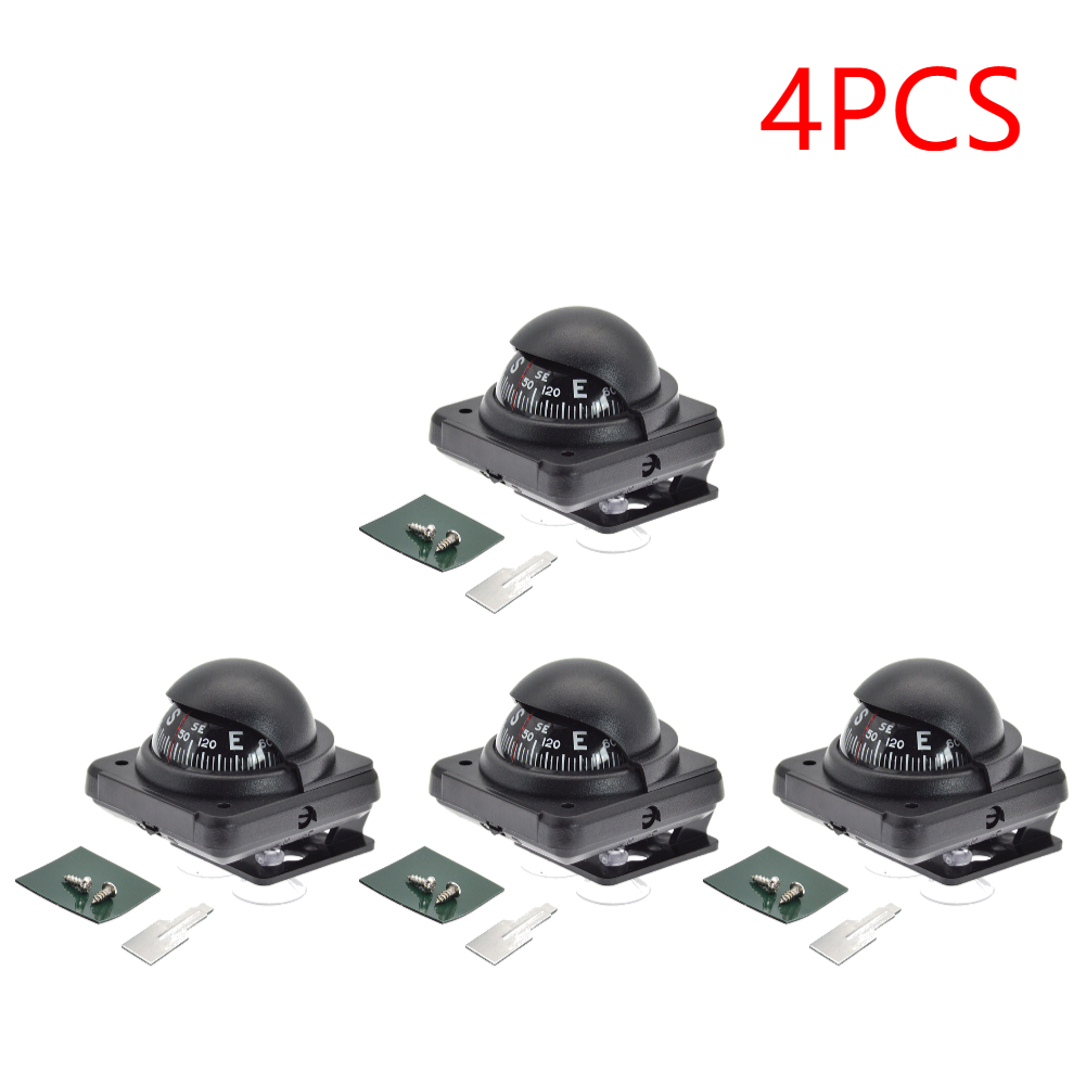 1-5PCS Navigation Magnetic Compass Digital Marine Voyager Nautical Marine Compass for Car Watercraft Boat Caravan Truck: Brown