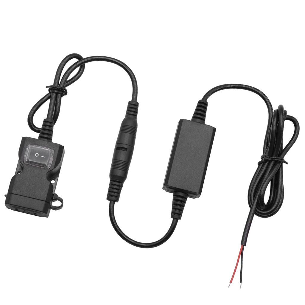 Dual USB Port Motorrad Ladegerät Wasserdicht mit Schalter USB Steckdose  Buchse