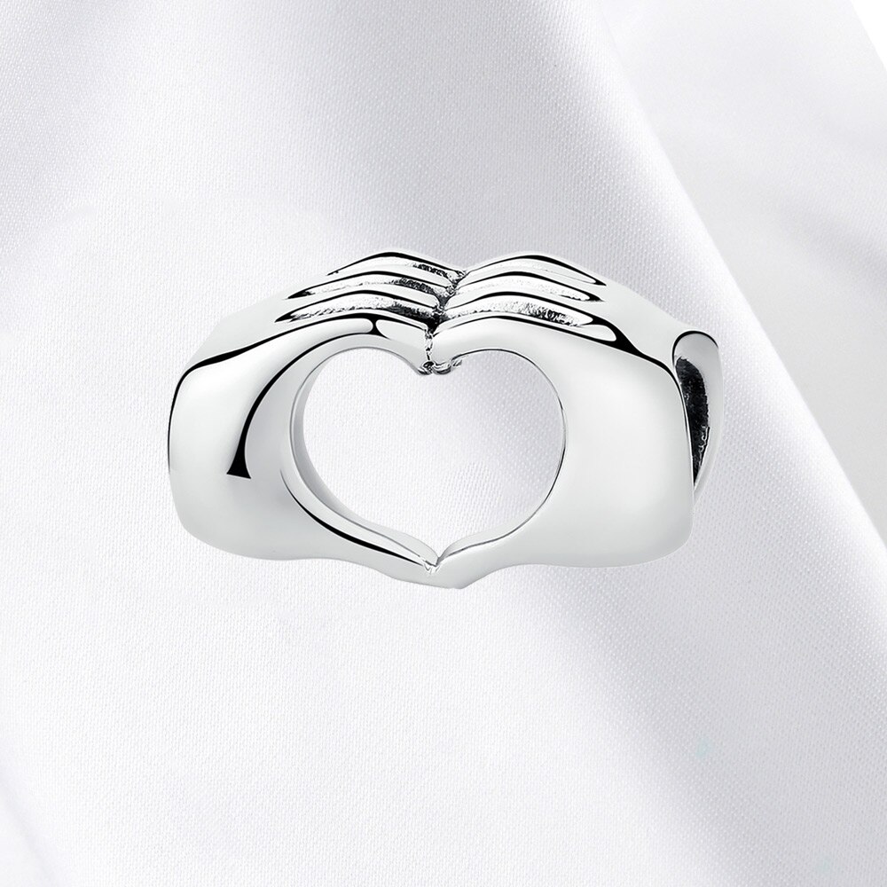 Nuove mani di fascino in argento sterling 925 love Bead Fit braccialetti originali da 3MM per regalo di gioielli da donna